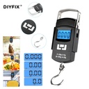 Balance à bagages numérique portable avec écran LCD 50KG10G WH-A08