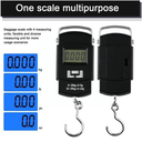 Balance à bagages numérique portable avec écran LCD 50KG10G WH-A08