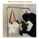 Sac seau avec nœud pour femmes de grande capacité automne