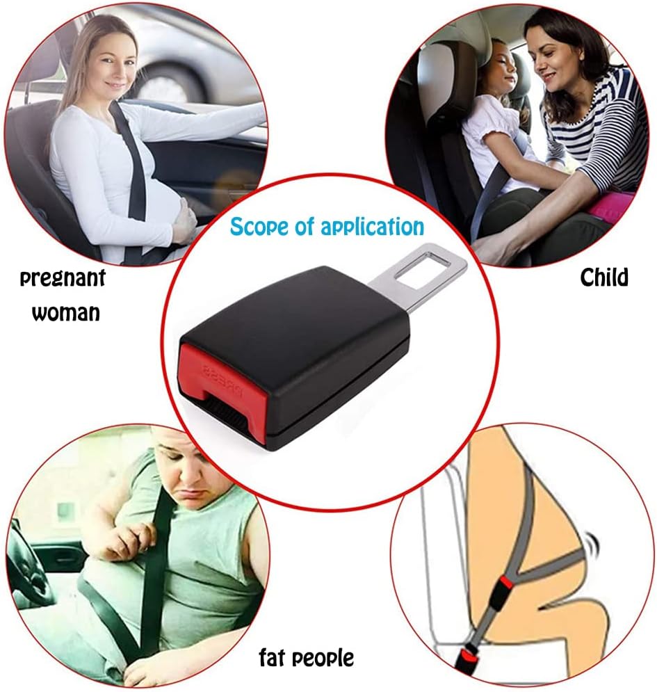 2Pcs Rallonge de ceinture de sécurité de voiture anti-Bip