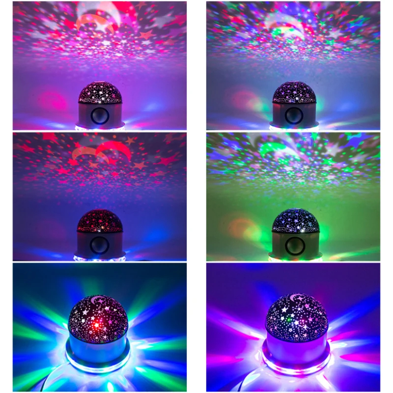 Ampoule LED Bluetooth Haut-parleur + effet jeux d lumière de scène magique