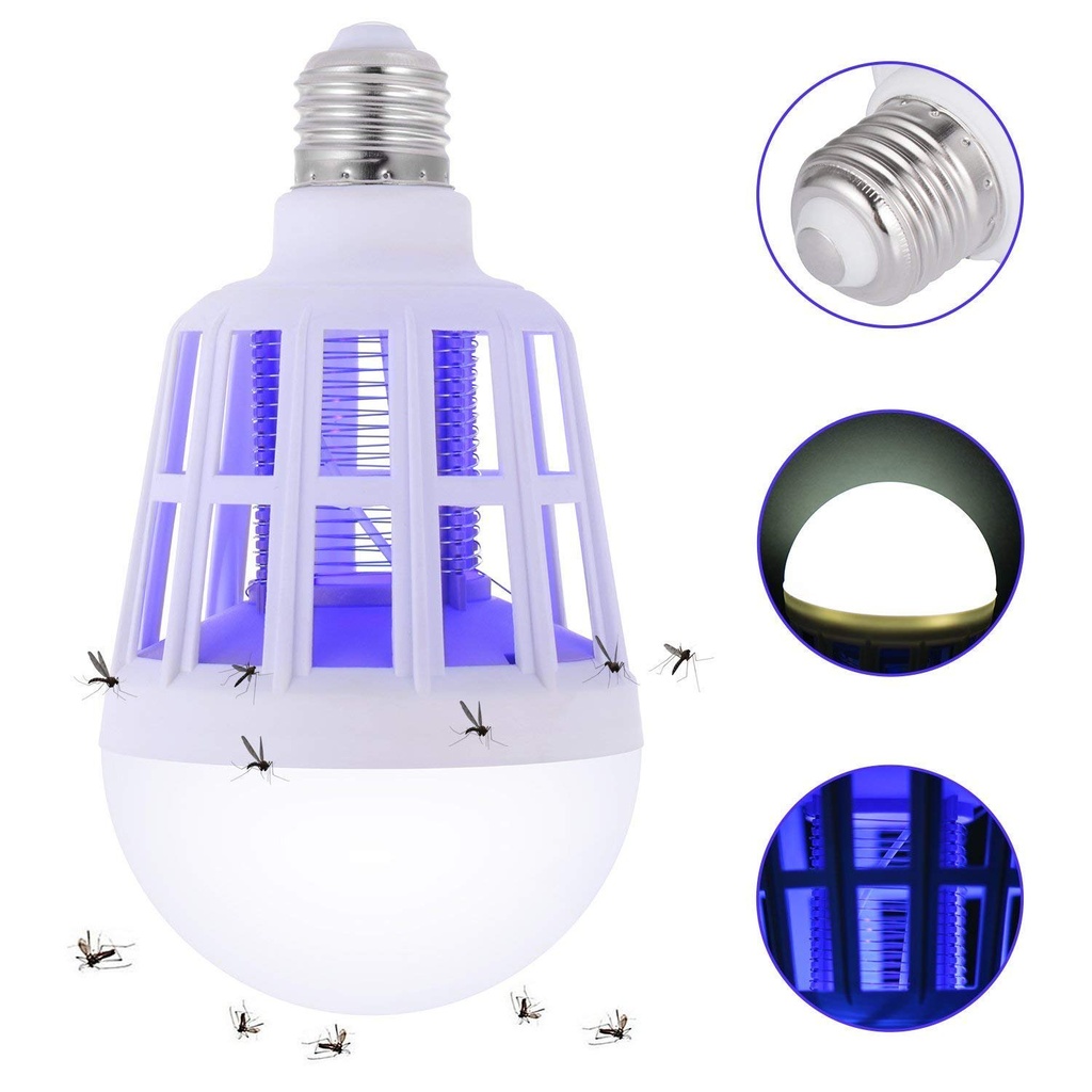 Ampoule LED Economique anti-moustiques 3 en 1 E27 AC220V