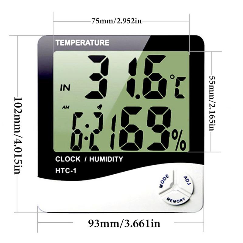 Appareil De Mesure De Température Et d’Humidité Avec Alarme