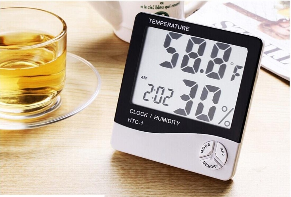 Appareil De Mesure De Température Et d’Humidité Avec Alarme