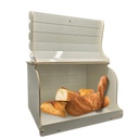 Pack 2in1 Porte Pain et Panie a Pain en bois marbre