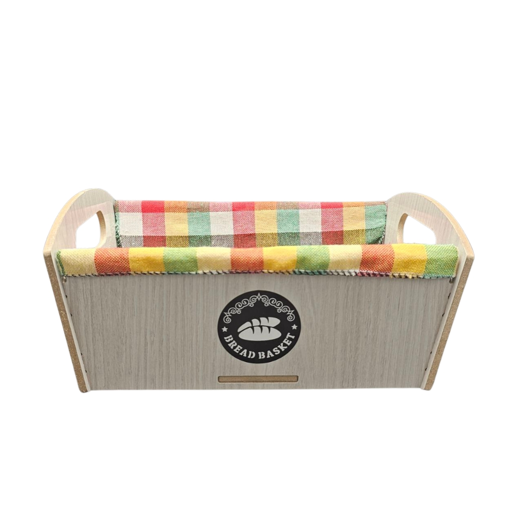 Pack 2in1 Porte Pain et Panie a Pain en bois marbre
