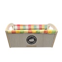 Pack 2in1 Porte Pain et Panie a Pain en bois marbre