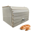 Pack 2in1 Porte Pain et Panie a Pain en bois marbre