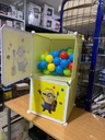 Armoire de table de chevet pour enfants étanche à 2 portes Les mignons
