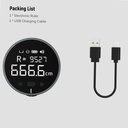 Règle électronique numérique avec écran LCD, outil de mesure de longueur