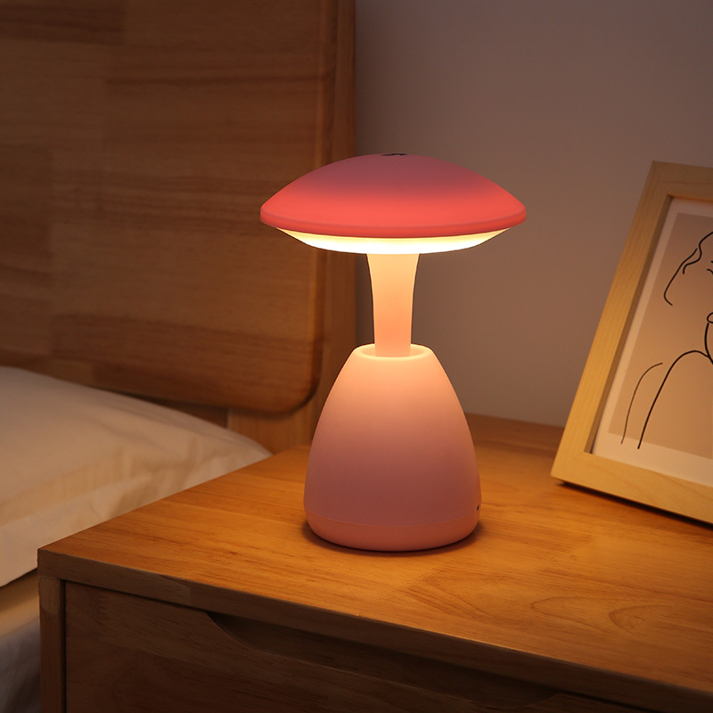 Veilleuse LED Tactile Sans Fil à Intensité Réglable avec Chargeur USB