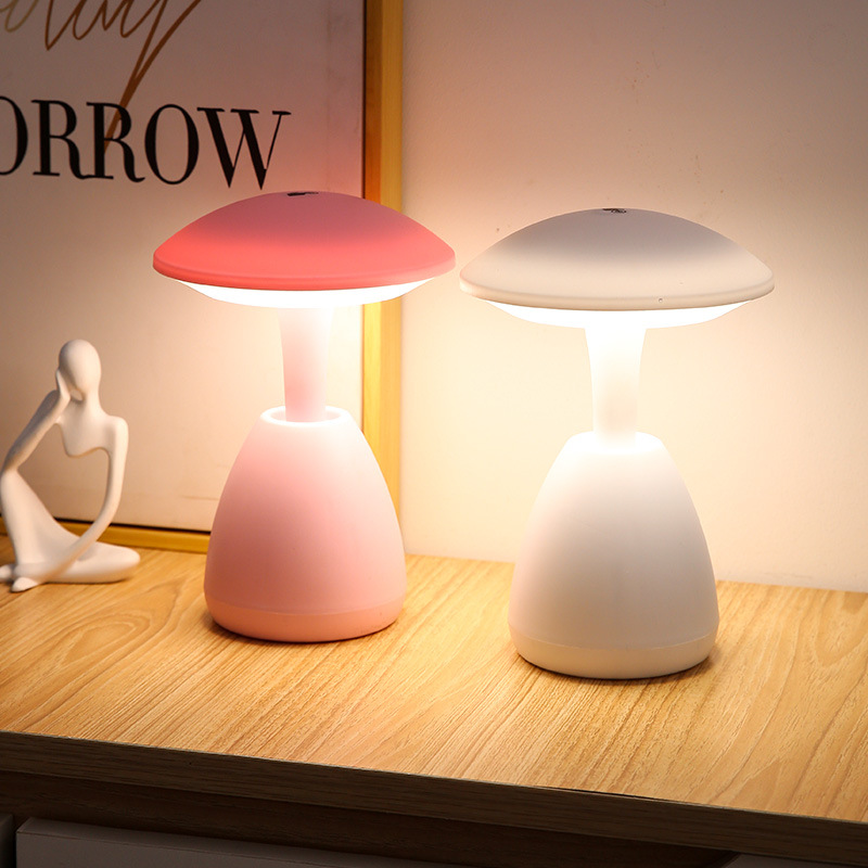 Veilleuse LED Tactile Sans Fil à Intensité Réglable avec Chargeur USB