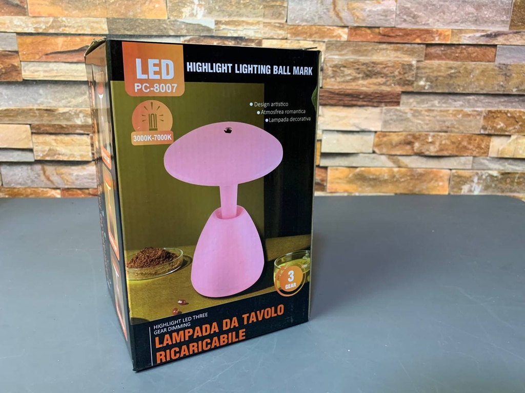 Veilleuse LED Tactile Sans Fil à Intensité Réglable avec Chargeur USB