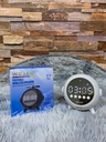 Réveil Numérique à Miroir  Rechargeable avec Haut-parleur Portable Bluetooth 5.0