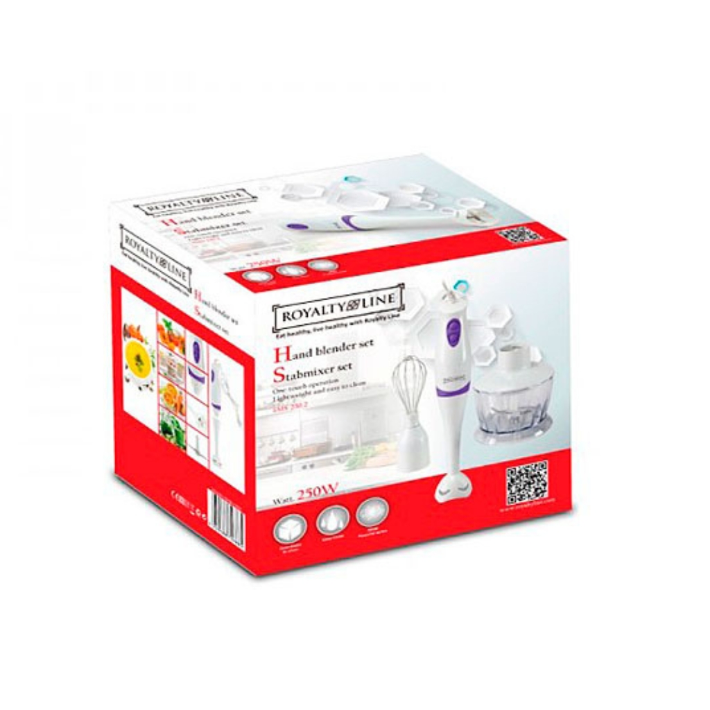 ROYALTY LINE MIXEUR 3EN1 PLONGEANT AVEC ACCESSOIRES 250W