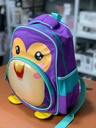 Sac à dos préscolaire mignon dessin animé 3D pinguin