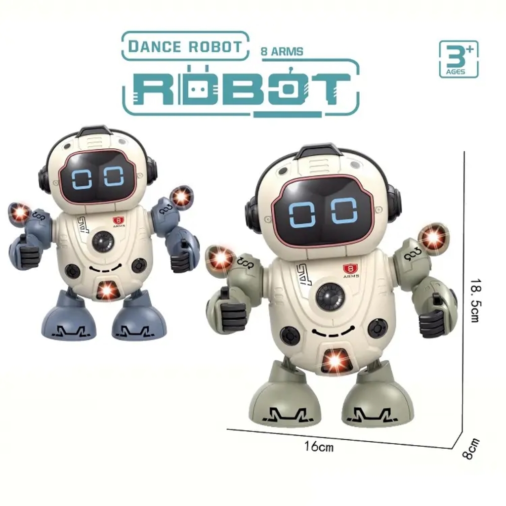 Robot dansant intelligent avec musique et lumières - روبوت راقص ذكي مع الموسيقى والأضواء