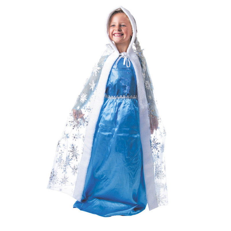 Déguisement Fillette robe elsa La reine des neiges 8 – 13 ans