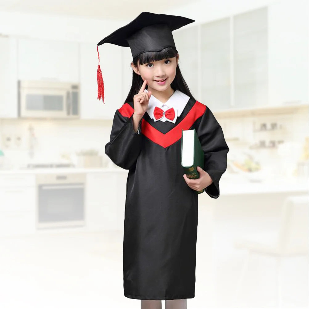 Costumes de graduation académique pour enfants 5-7 ans