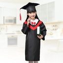 Costumes de graduation académique pour enfants 5-7 ans