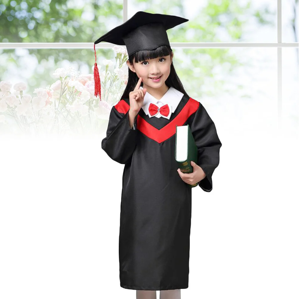 Costumes de graduation académique pour enfants 5-7 ans