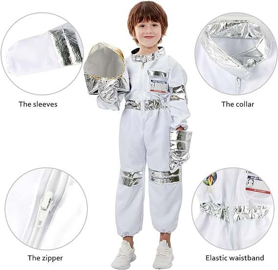 Costume d'astronome pour Enfant 5-7 ans Tenue, Chapeau,Gants