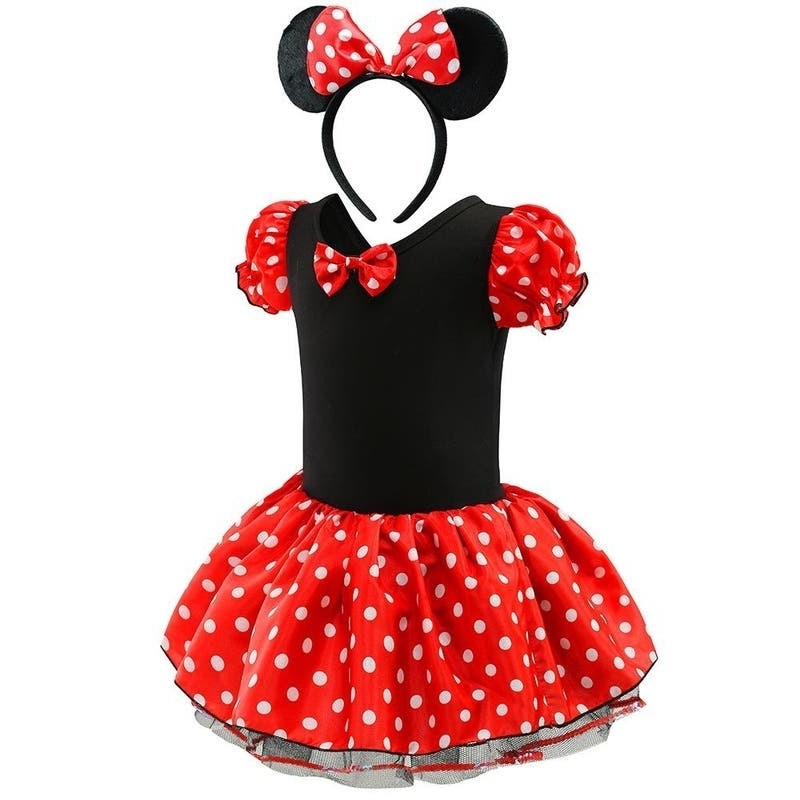 Costume Minnie Mouse pour petites filles 6 - 8 ans