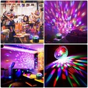 Boule Disco lumineuse, haut-parleur Bluetooth, couleur changeante, projecteur d'étoiles de danse pour fête
