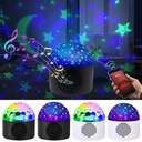 Boule Disco lumineuse, haut-parleur Bluetooth, couleur changeante, projecteur d'étoiles de danse pour fête