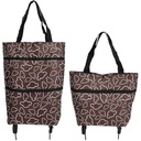 Chariot et sac de courses pliable en tissu Oxford flexible avec roulettes pliables pour économiser de la force