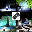Lampe de Camping 2IN1 Rechargeable Solaire Pliable YD-3589
