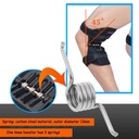 Dispositif de protection d'appoint des genoux , soutien et soulagement des douleurs aux jambes