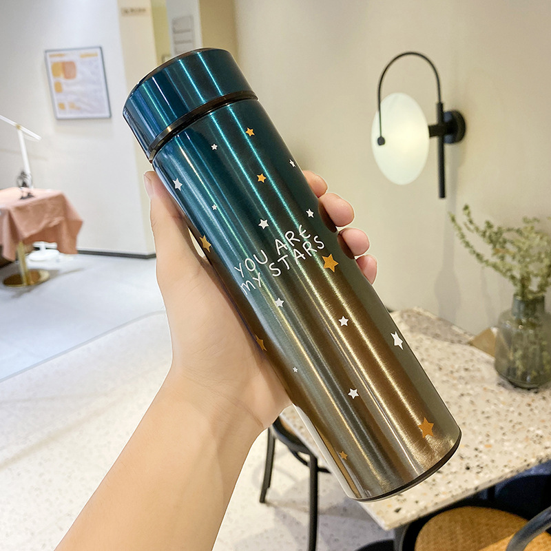 Mug Isotherme intelligente en Inox Avec Ecran LED 500ml