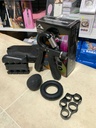 Kit de renforcement de la poignée (5 Pieces) entraîneur de force de préhension, entraînement de l'avant-bras, réglables, renforcement des doigts, anneau et balle anti-stress avec sac de transport مجموعة تقوية قبضة اليد (5 قطع)