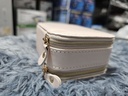 Trousse à bijoux en cuir PU anti-poussière à double couche avec miroir -  PM - منظم مجوهرات أنيق مزدوج الطبقات للسفر