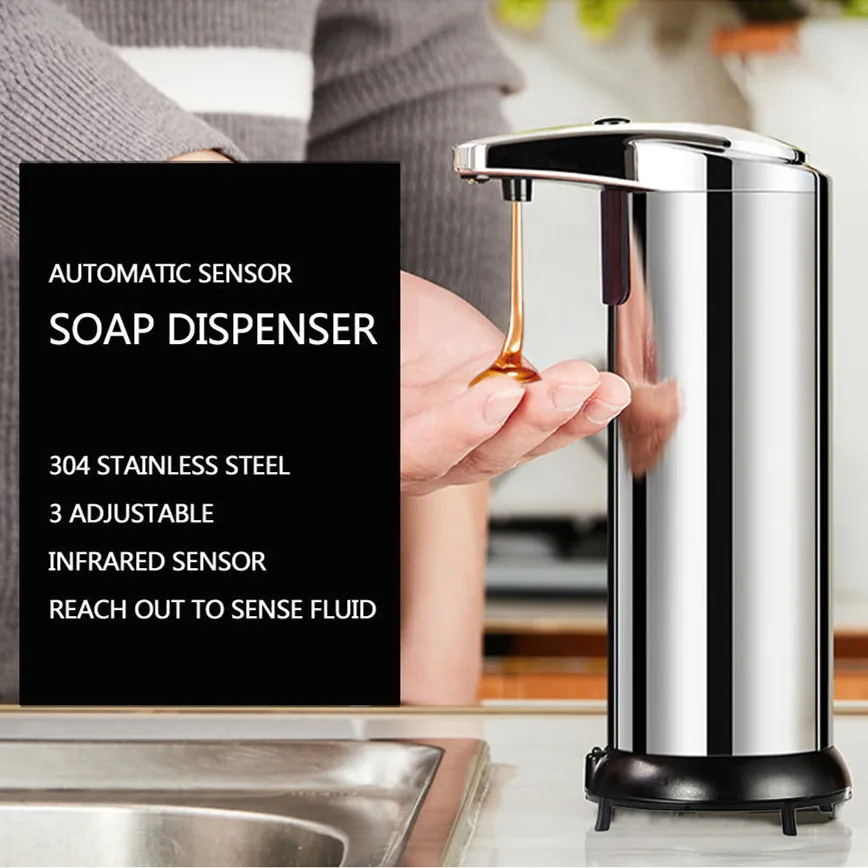 Distributeur automatique de savon liquide  avec capteur infrarouge intelligent 250 ML