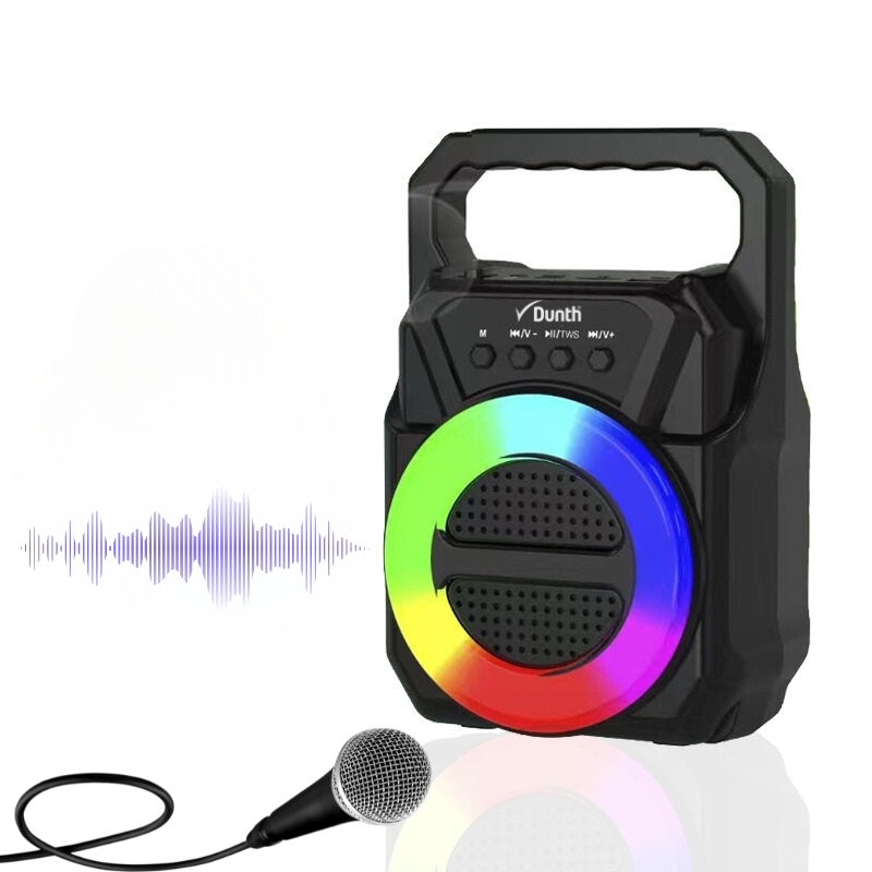 Ampli haut parleur sans fil à batterie rechargeable,  Bluetooth 1800W DUNTH DU-SP123