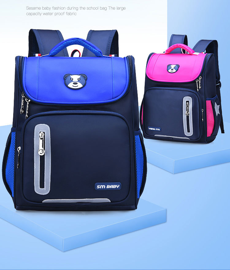 Sac à Dos orthopédique pour Enfant Garçon et Fille Étanche