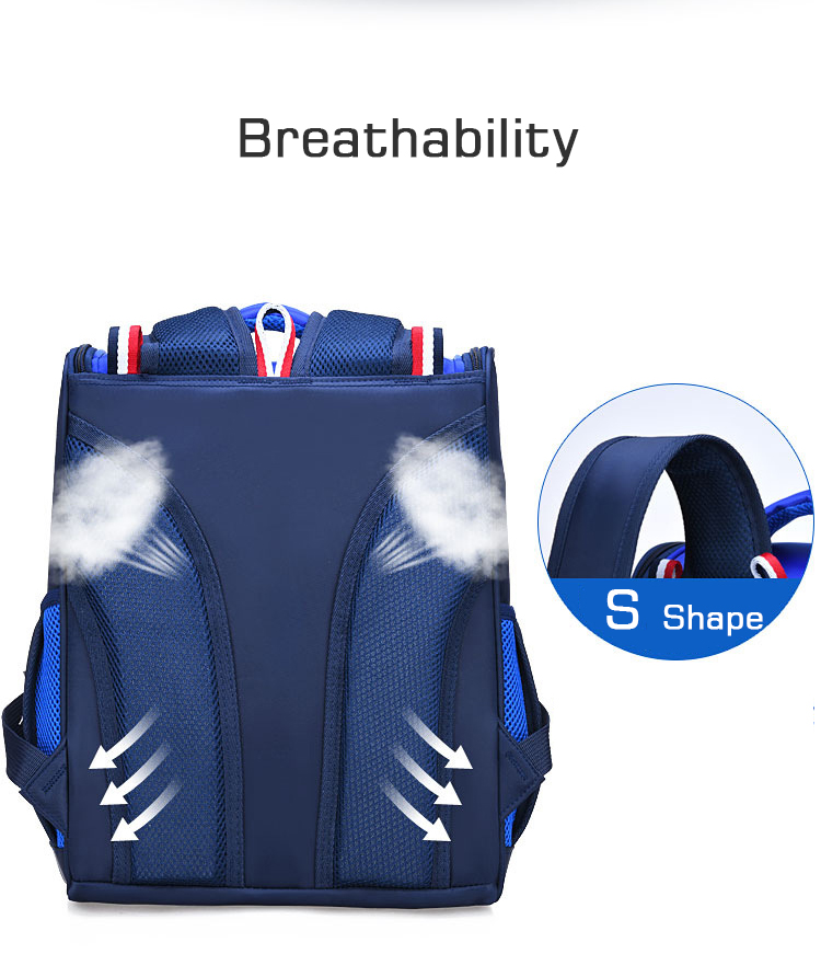 Sac à Dos orthopédique pour Enfant Garçon et Fille Étanche