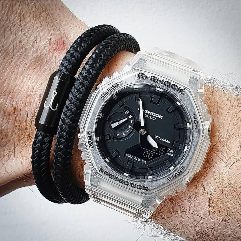 Montre Casio G-Shock fond Noir Transparent