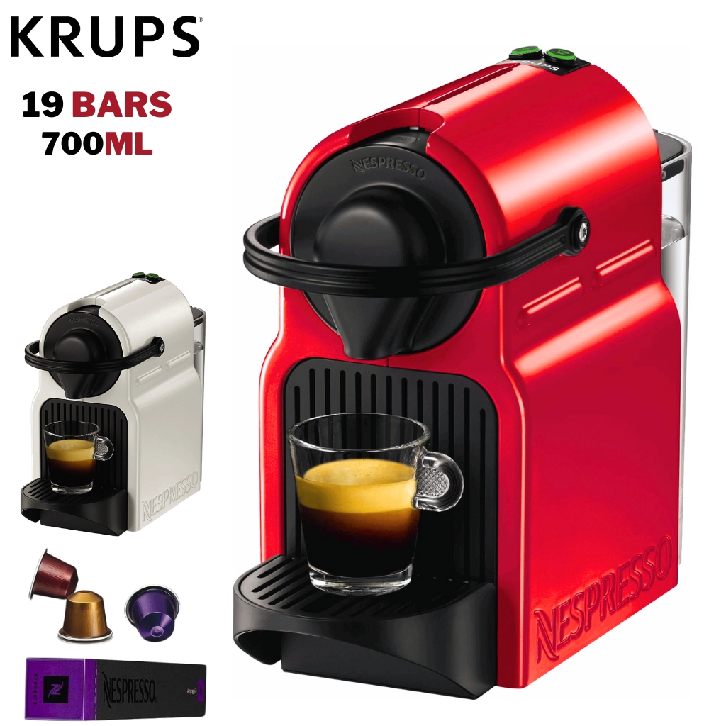 Cafetière Expresso Avec Capsules Nespresso Et Fonction Flow-Stop Automatique 700mL 1260W Krups Inissia YY1530FD - Temp