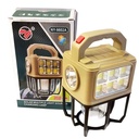 Une lanterne de camping portable avec 3 modes alimentée par l'énergie solaire.
