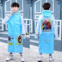 Manteau De pluie imperméable ( capuchon ) motif disney mignon avec capuche et couvre cartable pour enfants V2