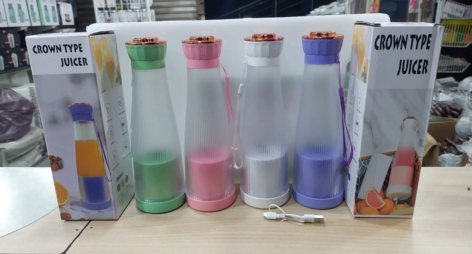 Blender Portable CROWN TYPE Juicer 400 ML