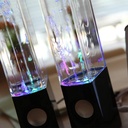 2PCS Dancing Water LED Light Speakers