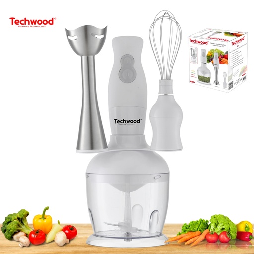 Mixeur Plongeur 300W 3IN1 Techwood TMS-8360