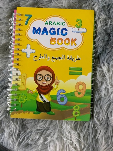 Ensemble de 4 Livres Éducatifs pour Enfants : Lettres, Nombres, Maths, Dessin - MAGIC BOOK