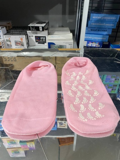 Chaussettes en Gel de Silicone réutilisables, masque pour les pieds, hydratant, blanchissant, exfoliant - 